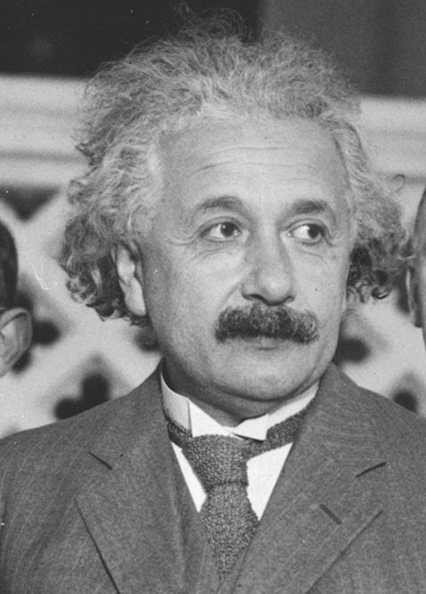 Albert Einstein in 1931.   (Image courtesy of the Smithsonian Institution)